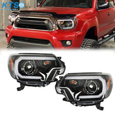 For 2012-2015 Toyota Tacoma Headlights w/LED Headlamp Clear Lens Right+Left picture