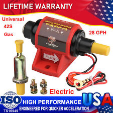 2-3 PSI 28 GPH Low Pressure Electric Inline Fuel Pump Carburetor Gas Universal picture