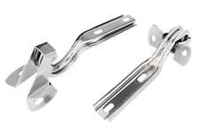 1979-1993 Mustang Stainless Steel Chrome Engine Hood Hinges Pair Factory 2nd picture