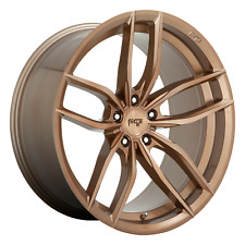 20x9 Niche M202 VoSSo Glossy Bronze Brushed Wheel 5x112 (38mm) picture