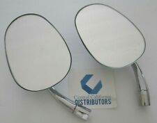 1949-1967 VW Bug Beetle Pear Shaped Door Mirror SET Left & Right Chrome (PAIR) picture
