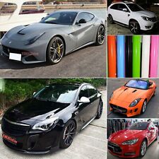 Smooth Stretch Glossy Flat Bright Car Paint Vinyl Wrap Sheet Sticker Air Free US picture