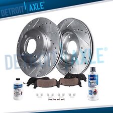 294mm Front Drilled Disc Rotors Ceramic Brake Pads for 2007- 2015 Mini Cooper S picture