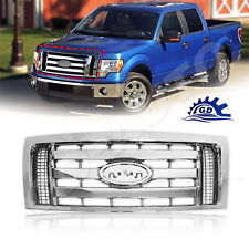 Chrome Upper Front Grille Grill For 2009-2012 2013 2014 Ford F-150 F150 XLT picture