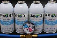 Arctic Air for R1234yf, 4 cans with Gauge, COLDER AIR, Enviro-Safe picture
