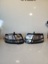 2003-11 Ice Block CLEAR Saab 9-3 Tail Lights Rear Lenses 12770158 12770157 picture