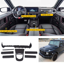 Replace Real Carbon Fiber Interior Console Trim For 18-21 Benz W464 G63 G65 G550 picture