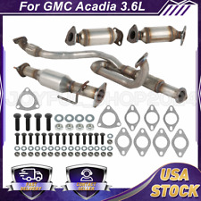 For 2009-2017 GMC Acadia 3.6L All Three Catalytic Converters Flex Pipe 4 PIECES picture