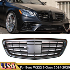 Front Bumper Grille w/ ACC For Mercedes Benz W222 S450 S500 S550 S560 2014-2020 picture