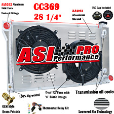 ASI 4 Row Radiator Shroud Fan For 1967~72 Chevy/GMC C/K 10/20/30 Series Pickup picture
