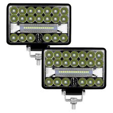 2x 60W 3X5 Inch Chrome Rectangular LED Headlights Replacement High-Brightness picture