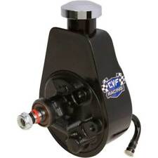Black Saginaw Power Steering Pump Keyway Style Chevy Ford GM Chrysler PS OEM picture