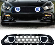 AMERICAN MODIFIED Mach 1 Front Upper Grille w/DRL LED for 2018-2023 Ford Mustang picture