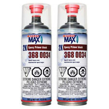 SprayMax 3680034 Matte Black 2K Epoxy Primer Aerosol 13.5 oz (2 Pack) picture