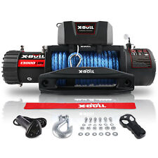 X-BULL Electric Winch  13000LBS Synthetic Rope 12V Truck Towing Trailer 4WD 4X4 picture
