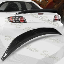 For 2004-2011 Mazda RX-8 RX8 Real Carbon Fiber Rear Trunk Duckbill Spoiler Wing picture
