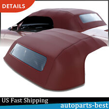 Bordeaux Convertible Soft Top for Porsche Boxster 1997-2002 with Glass Window picture