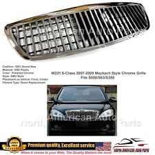 2007 2008 2009 S550 S63 S450 S-Class Grille W221 Chrome GT Maybach Style New picture