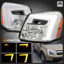 Fits 2005-2009 Chevy Equinox Headlights Switchback LED Signal Lamps 05-09 LH+RH picture