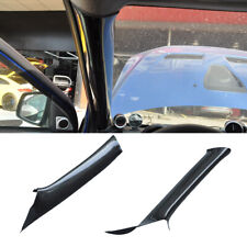 For 08+ Mitsubishi EVO 10 Evolution X Carbon Fiber Interior A Pillar Panel Cover picture
