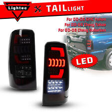 LED Tail Lights for 00-06 Chevy Suburban / Tahoe / GMC Yukon Black Smoke Lamps picture