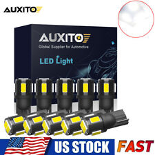 10X AUXITO T10 LED License Plate Light Car Interior Bulbs White 168 2825 194 W5W picture