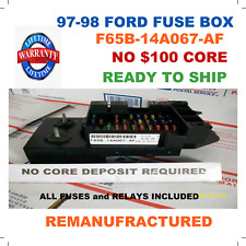 ✔ REBUILT ✔  F65B-14A067-AF 1997 1998 Ford F150 F250 INTERIOR CABIN FUSE BOX picture