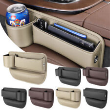 New Left Right Side Car Seat Gap Filler Phone Holder Storage Box Organizer Bag picture