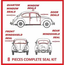 For Volkswagen VW BUG Beetle 1965 - 1971 Complete Seal Kit Windows Doors 8 PCS picture