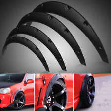 4 Pcs Universal Car Fender Flares Flexible Durable Body Wheel Extra Wide Arches picture