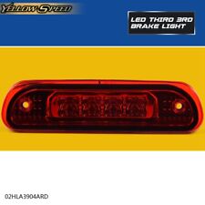 Fit For 99-04 Jeep Grand Cherokee Chrome Red LED Third 3rd Brake Light Tail Lamp picture