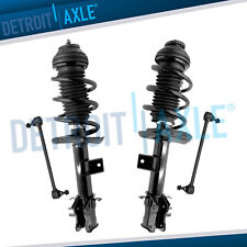 Front Struts w/ Coil Spring Assembly Sway Bar Ends Kit for 2012 - 2017 Fiat 500 picture