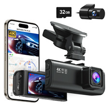 REDTIGER Dash Camera Front and Rear 4K Dash Cam For Cars Built-In WiFi & GPS picture
