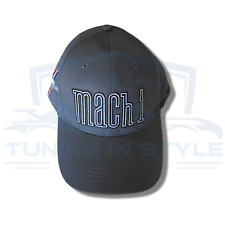 Ford Mach 1 Mustang Tri Bar Embroidered Logo Baseball Cap Grey Official Licensed picture
