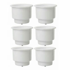 6 Pack Boat Plastic Cup Drink Can Holder with Drain for Marine RV Car Pontoon picture