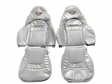 Corvette C5 Sports 1997-2004 In Full Gray  Fuax Leather Car Seat Covers picture