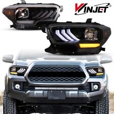 For 2016-2023 Toyota Tacoma SR/SR5 w/LED DRL Projector Headlights Headlamps L+R picture