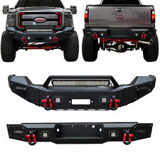 Front Rear Bumpers Kit Fits 2011-2016 Ford F250/F350/F450/F550 Super Duty picture