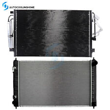 Radiator And AC Condenser For 2007-2013 Nissan Altima 2009-2014 Nissan Maxima picture