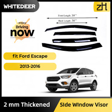 Fits for Ford Escape 2013-2016 Side Window Visor Sun Rain Deflector Guard Thick picture