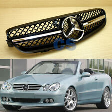 2004-2009 For Mercedes Benz W209 CLK-Class Shiny Black Front Grille CLK350 picture