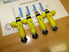 4x Mazda RX-8 Denso Yellow Fuel Injectors: Flow Tested & Cleaned picture