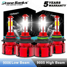 9005+9006 LED Combo COB LED Headlight Kit 360000LM Light Bulbs Hi/Low Beam 6000K picture