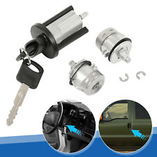 Ignition Switch Lock Cylinder+Door Lock Cylinder 2 Keys For Ford Lincoln Mercury picture