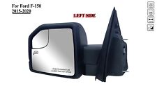 Driver Left Side Mirror Power Heated Glass with Lamp for 2015 to 2020 Ford F-150 picture