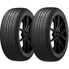 (QTY 2) 215/45R18 Hankook Ventus V2 concept2 H457 93V XL Black Wall Tires picture