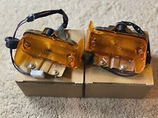 1967 CHEVELLE MALIBU Parking Light Lamp Assembly Amber Pair picture