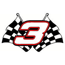 Nascar 3 Dale Earnhardt Decal  ~  Vinyl Car Wall Sticker - Small to XLarge picture