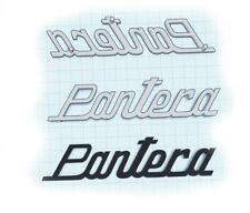 Pantera DeTomaso 71-74 Replica Pantera Nameplate in plastic picture