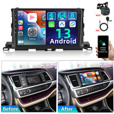 4+64GB 8-Core For Toyota Highlander 2014-19 Android 13 Car Radio Stereo CarPlay picture